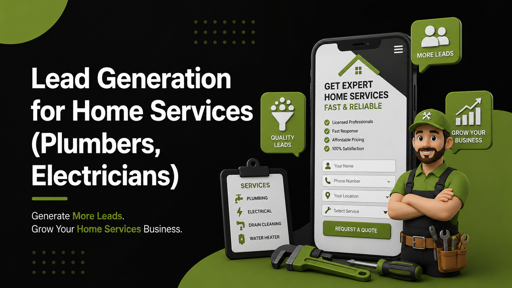 Lead Generation for Home Services (Plumbers, Electricians)